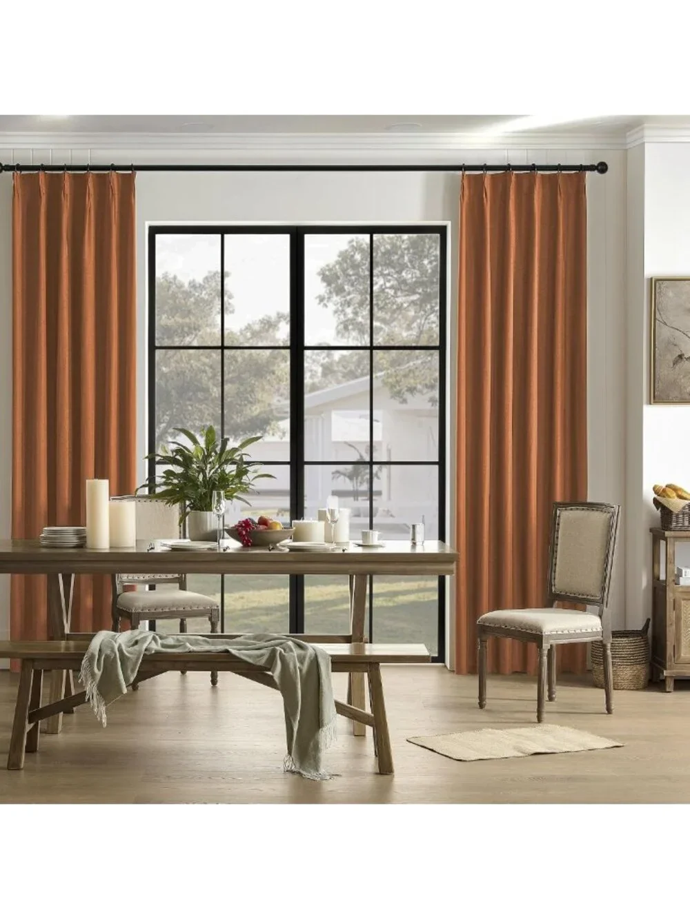 Rust Terracotta Blackout Curtains 90